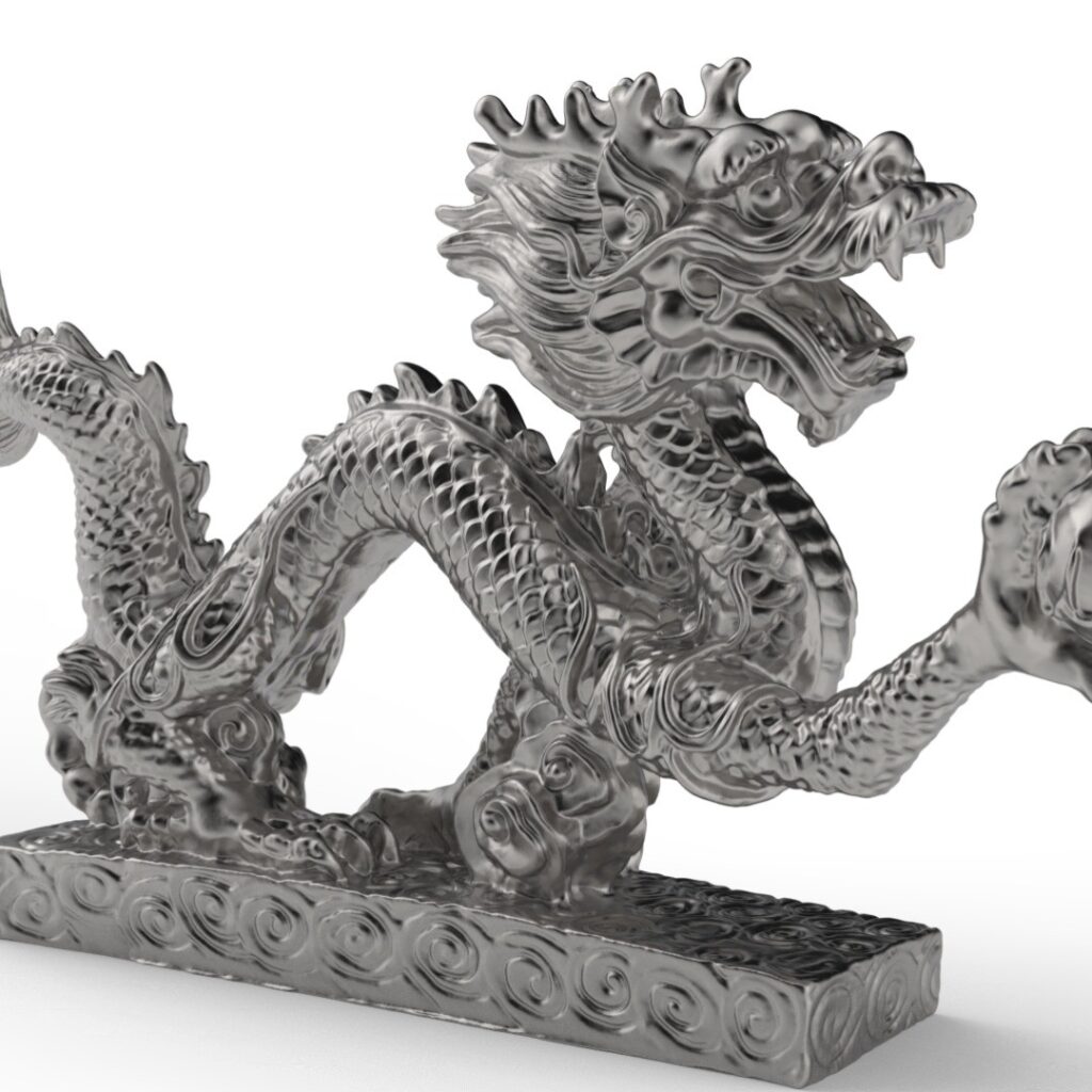 Chinese Dragon #3d #3dprint #3darcwest #3dprinting #3dprints #3dprinted #3dprintart #silver #3dmodel #instapics #instagood #instaimage #chinesedragon #fourqueux #decoparis #décoration #paris #iledefrance #picoftheday #pic #metal #instagram #saintgermainenlaye…