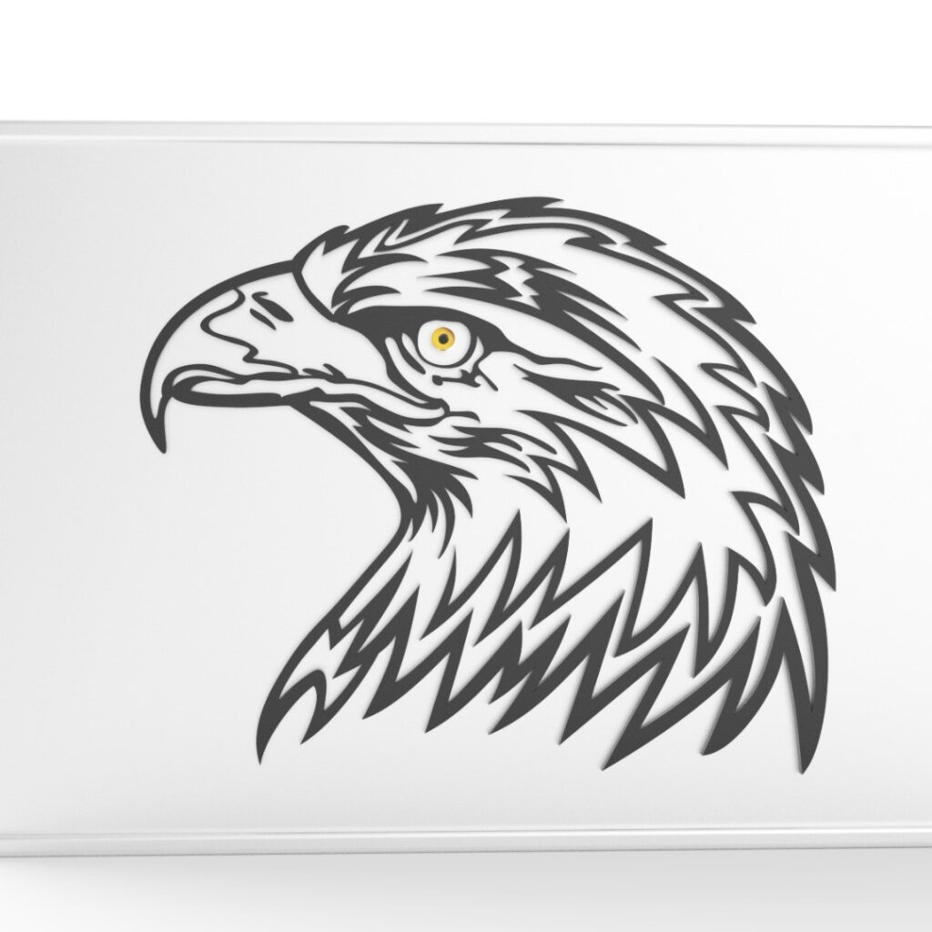 head eagle relief #3d #3darcwest #3dprinting #3dprint #3dmodel #3dprinted #3dprintable #3dprints #3dprinter #embleme #voiture #relief #eaglehead #noiretblanc #impression3d #tableau #3dmodeling #eagle #aigle #instagram #instagood #picoftheday…