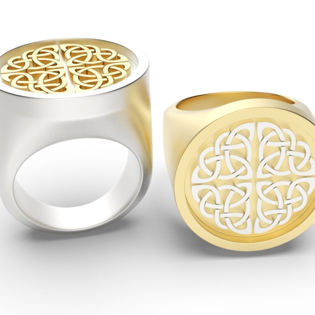 Ring Celtic pattern #3d #3darcwest #3dmodel #3dmodelling #3dprinted #3dprinter #bijou #bijoux #bagues #gold #anneau #bague #knot #paris #parisfrance #iledefrance #yvelines #yvelines78 #fourqueux #saintgermainenlaye #picoftheday #instagood…