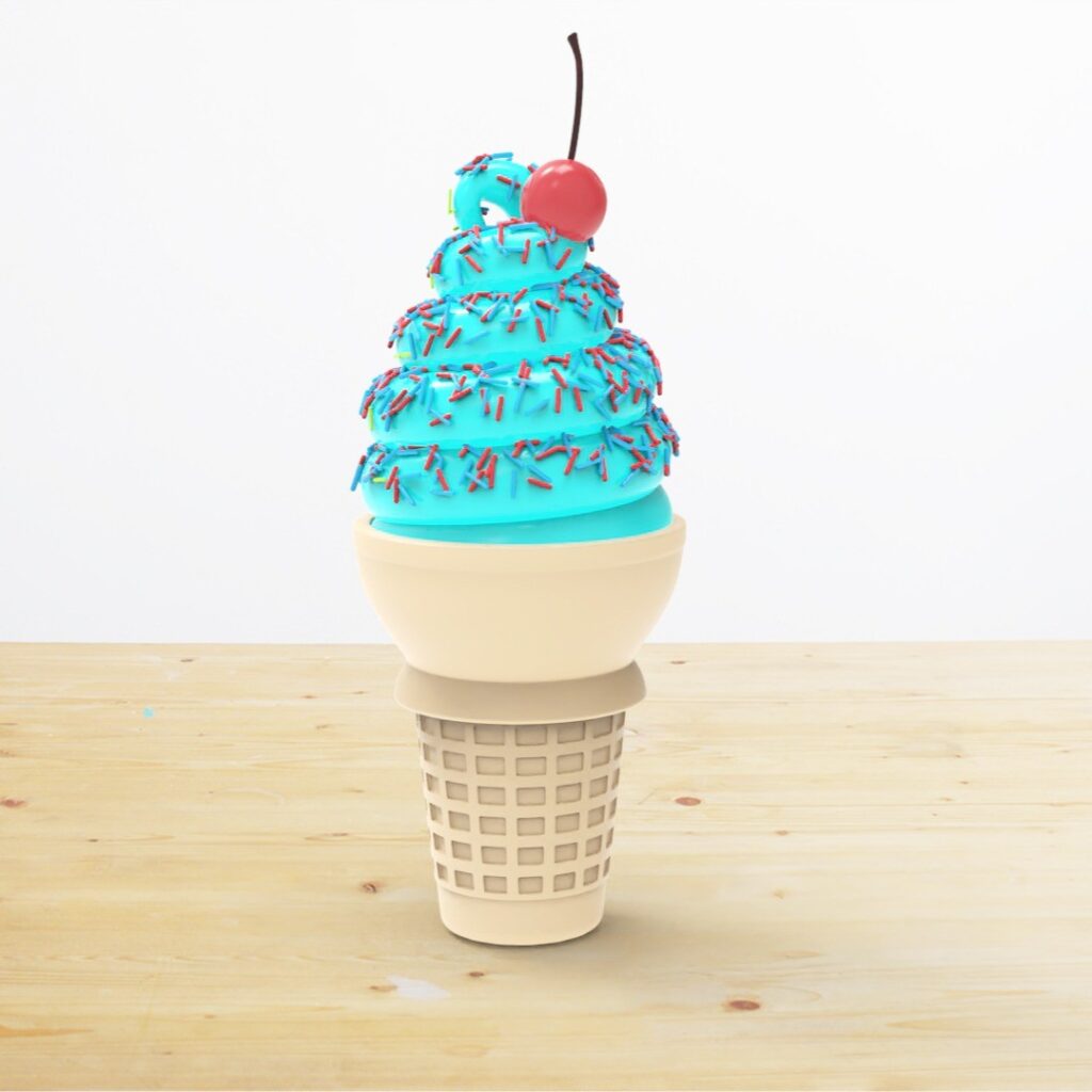 3D ICE CREAM #3darcwest #3dprinting #3dprinted #3dprint #3dmodeling #charaterart #instagram #digitalart #yvelines #iledefrance #saintgermainenlaye #artistoninstagram #3dicecream #paris #3dicecream #fourqueux #zbrushsculpt #modelisation #artistsoninstagram #cornetdeglace #instagood #78…