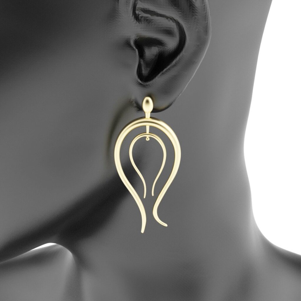 earing gold #3d #3darcwest #3dprinting #3dprints #3dprinted #3dprint #3dprinter #78 #parisfrance #achatbijoux #instapic #instaimage #bijoux #picoftheday #bijouxfemmes #bijouxlovers #bijouxfemme #saintgermainenlaye #iledefrance #yvelines #earrings #earring #bouclesdoreilles…