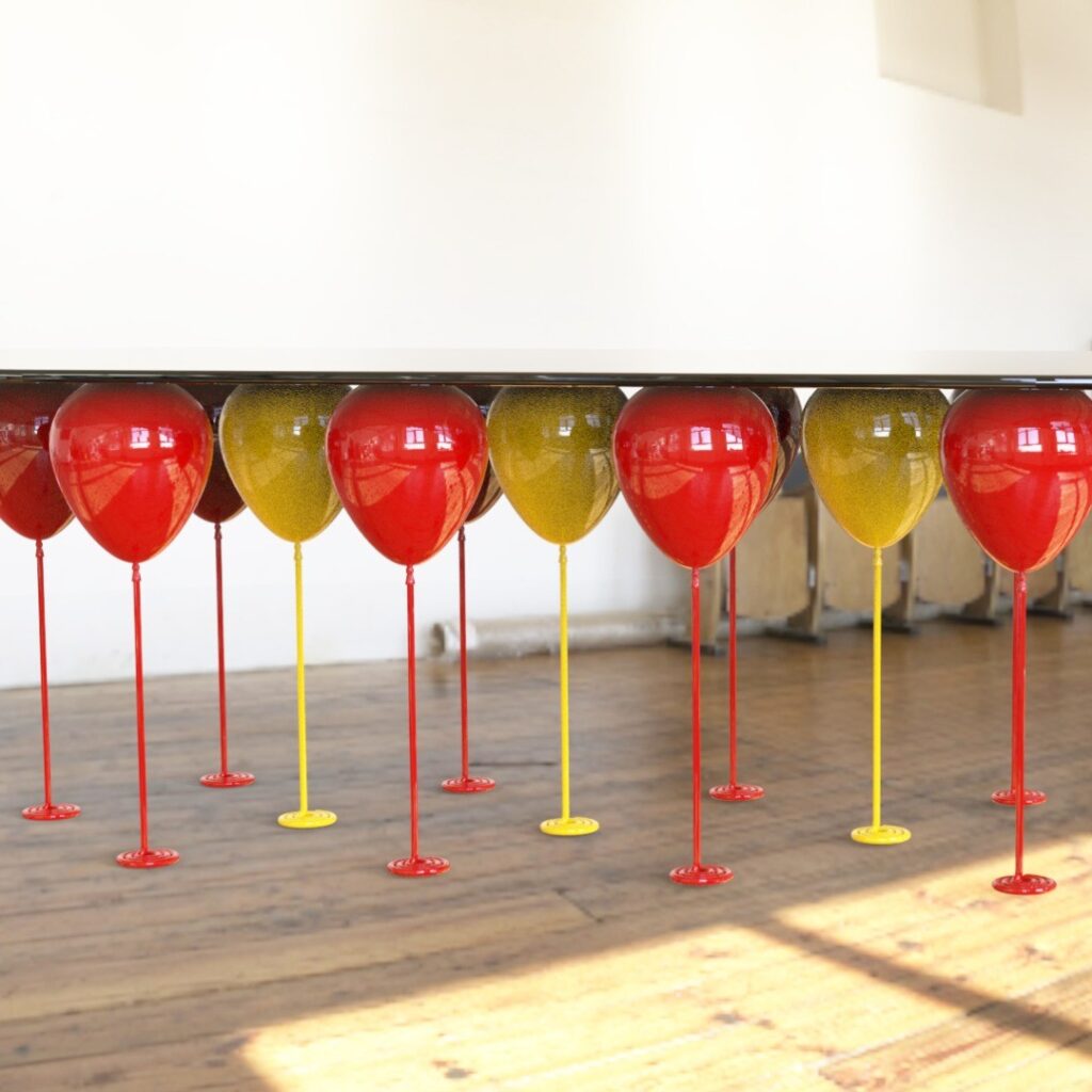 Table Ballons #3d #3darcwest #3dprinting #3dprinter #3dprinted #3dprintedart #3dprint #3dmodel #3dmodeling #decor #objetdeco #maisonobjet #deco #objetdesign #objetdesir #dÃ©corationintÃ©rieure #decorationinterieur #tabledesign #fourqueux #parisfrance #instagram #instapic #instagood…