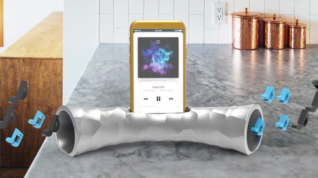 Amplificateur music smartphone #3d #3dprinting #3darcwest #3dprint #3dprinter #3dprinted #designprocess #designproject #productdesign #music #smartphone #customize #yvelines #iledefrance #paris #78 #saintgermainenlaye #fourqueux #picoftheday #instagram #instagood #insta…