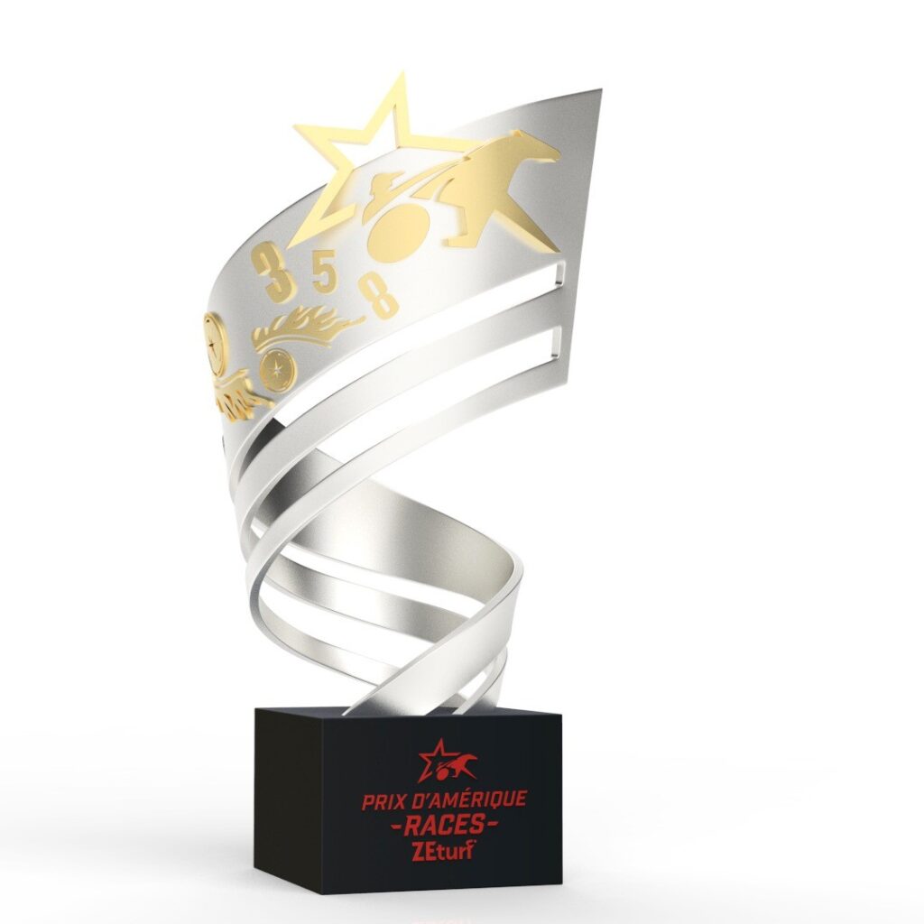 Work In Progress TrophÃ©e Prix d'AmÃ©rique #3d #3darcwest #3dprinting #3dprinted #3dprint #3dmodeling #instagram #hippique #yvelines #iledefrance #trophy #cheval #coupe #races #paris #art3d #prixdamÃ©rique #zeturf #modelisation…