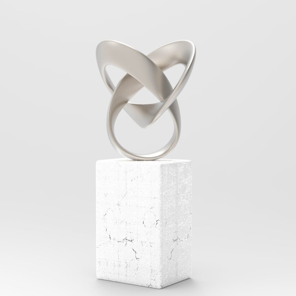 Sculpture noeud #3d #3darcwest #3dprinting #3dprinted #3dprint #sculptures #instagood #instagram #digitalart #yvelines #iledefrance #abstractart #noeud #abstraitart #abstract #paris #art3d #knot #paris #decorationinterieur #digitalart #decoration #instagood…