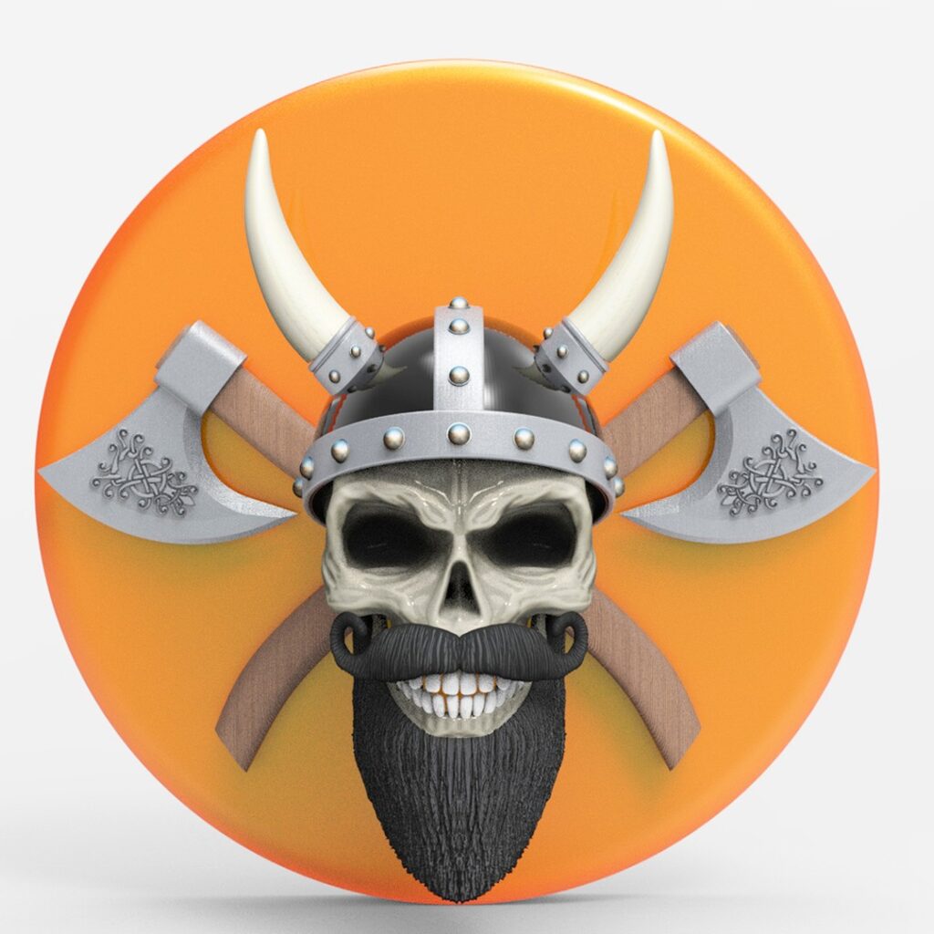 Skull Collectibles https://opensea.io/ArcWest #3d #3dmodel #3darcwest #collectible #collectibles #skull #ethereum #opensea #instalike #instagram #vikings #viking #vikingstyle #axe #stylized #stylizedart #modelling #iledefrance #yvelines #usa #beard #horn…