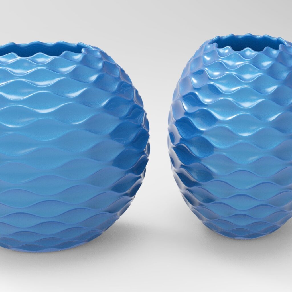 Vase 3D waves #instagram #3d #3darcwest #3dprinting #3dprints #3dprinted #3dmodeling #3dmodel #vase #3dprint #3dprinter #3dmodeling #3dmodel #vase3dprint #yvelines #blue #artistsoninstagram #instapic #instaimage #instapicture #picoftheday #modelisation…