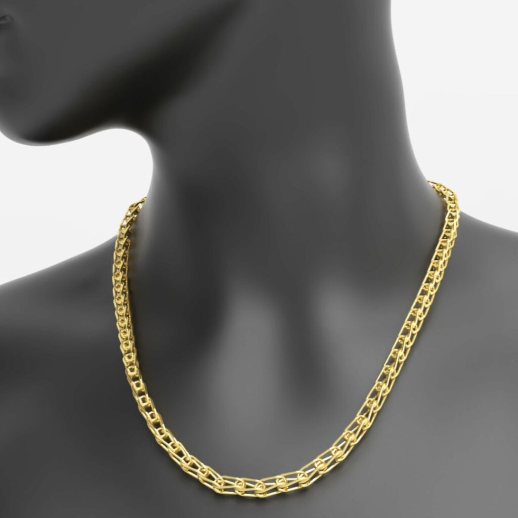 Chain #3d #3darcwest #3dprinting #3dprinted #3dprint #bijoux #instaart #instagram #bijou #yvelines #iledefrance #chaÃ®non #collierfemme #chainon #gold #paris #infini #chain #pendant #pendant #collierpersonnalisÃ© #collier #pic #78…