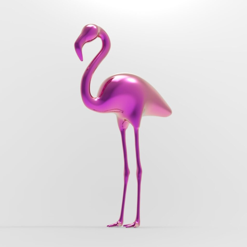 WIP Flamingo #3d #3darcwest #3dprinting #3dmodeling #3dmodel #3dprinting #3dprinter #3dprint #animals #animal #pinkflamingo #sculpting #pinkflamingos #flamandrose #rÃ©sine #decointerieur #3dmodels #animaux #paris #stereolithography #resin #insta #instagram…