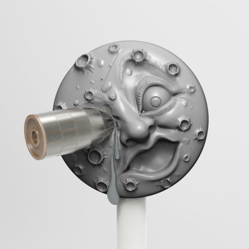 Georges MÃ©liÃ¨s Voyage dans la lune design from arin #3d #3darcwest #3dprinting #3dprinted #3dprint #sculptures #instagram #3dart #yvelines #iledefrance #cinema #georgesmÃ©liÃ¨s #georgesmelies #lune #paris #art3d…