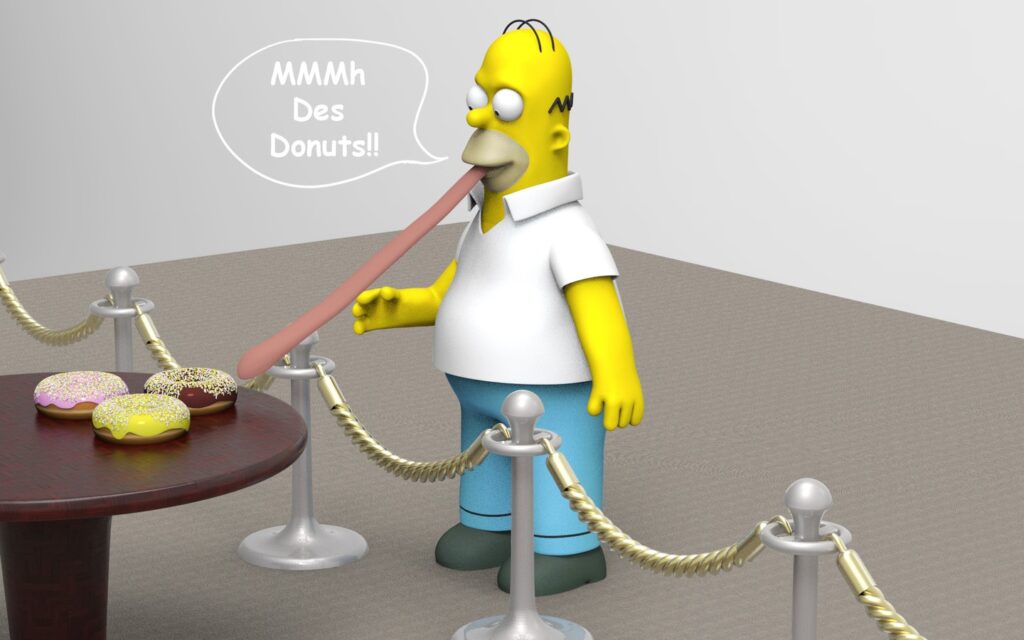 Homer #3d #3darcwest #3dprinting #3dprinted #3dprint #3dmodeling #animation #instagram #digitalart #yvelines #iledefrance #mattgroening #artistoninstagram #lessimpson #paris #charactermodeling #homersimpson #zbrushsculpt #modelisation #artistsoninstagram #decoration #instagood #78 #3dmodel…