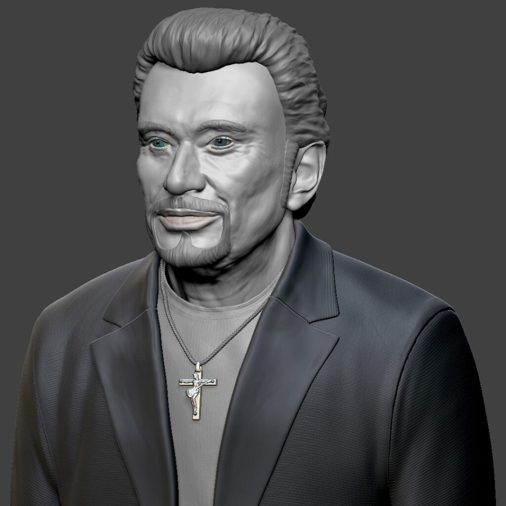 #3d #3darcwest #3dprinting #3dprinted #3dprint #3dmodeling #zbrushart #instagram #digitalart #yvelines #iledefrance #instalike #artistoninstagram #likenesssculpture #paris #zbrush #wip #zbrushsculpt #modelisation #artistsoninstagram #zbrushlikeness #instagood #johnnyhallyday #likeness #johnny…