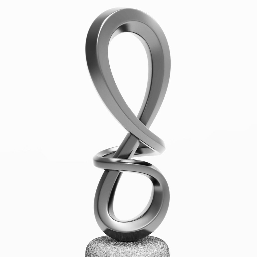 Abstract 3D Shape #3d #3darcwest #3dprinting #3dprinted #3dprint #sculptures #instaart #instagram #3dart #yvelines #iledefrance #abstractart #abstraitart #abstract #paris #art3d #loops #paris #opencommissions #digitalsculpture #decoration #pic…
