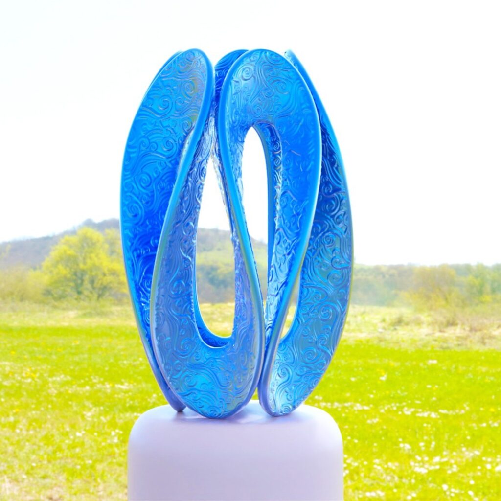 Abstract 3D shape #3d #3darcwest #3dprinting #3dprinted #3dprint #sculptures #instaart #instagram #3dart #yvelines #iledefrance #abstractart #abstraitart #abstract #paris #art3d #loops #paris #opencommissions #digitalsculpture #decoration #pic…