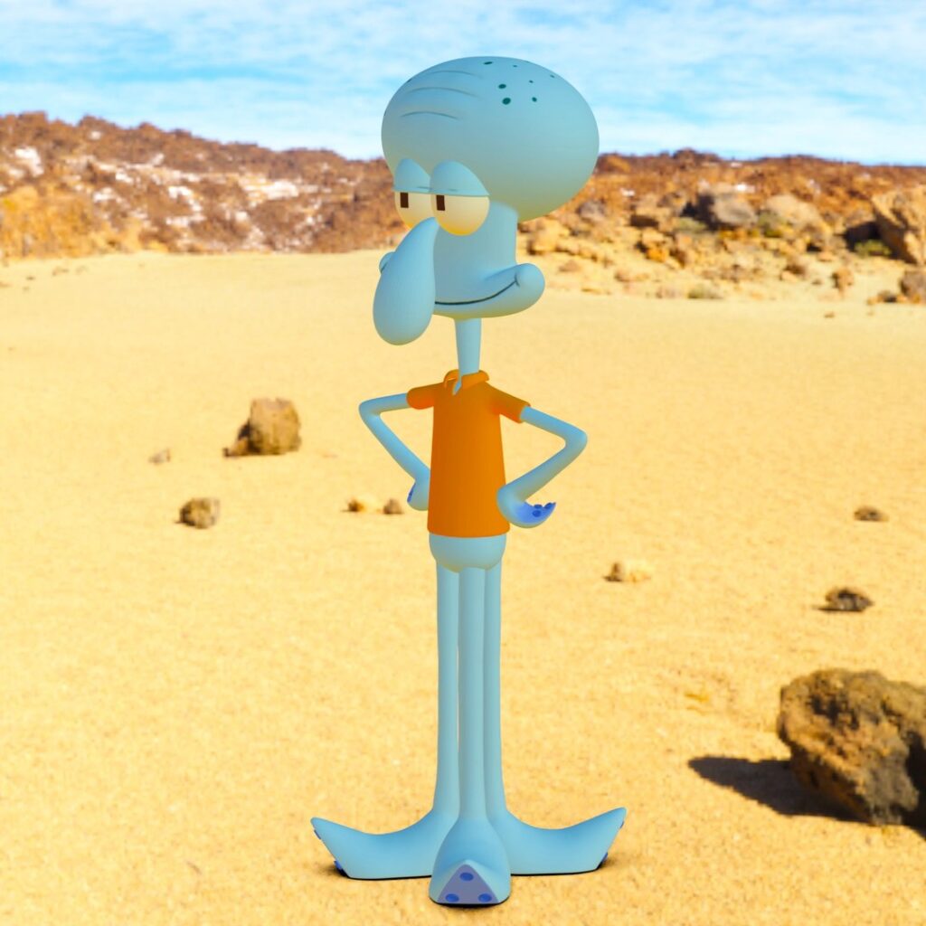Carlo Calamar SquidWard #3d #3darcwest #3dprinting #3dprinted #3dprint #3dmodeling #animation #instagram #digitalart #yvelines #iledefrance #bobleponge #artistoninstagram #dessinanimÃ© #paris #charactermodeling #boblÃ©ponge #calamar #squidward #artistsoninstagram #squidwardxspongebob #instagood…