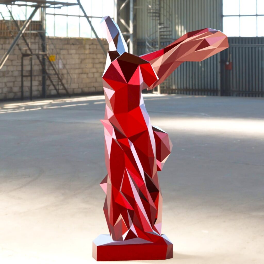 La Victoire de Samothrace MusÃ©e du louvre Paris. Sculpture La Victoire de Samothrace LOW POLY #ArtModerne #Sculpture #3d #3darcwest #victoiredesamothrace #museedulouvre #artmoderne #artmodern