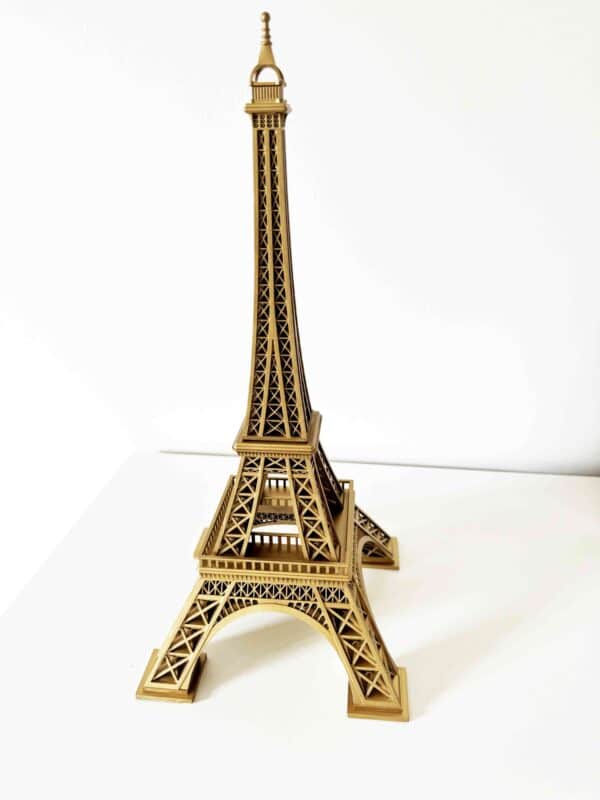 Tour Eiffel 35 cm de hauteur finition or