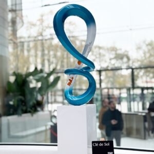 Sculpture Clef de sol.