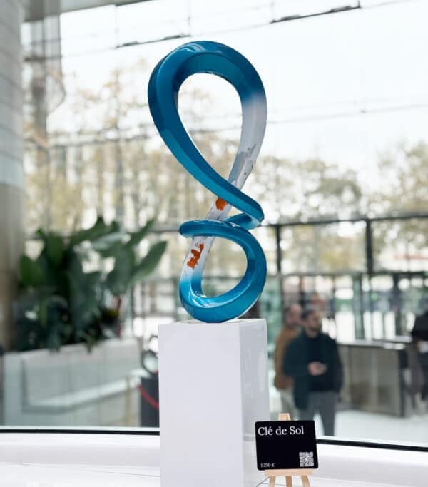 Sculpture Clef de sol.