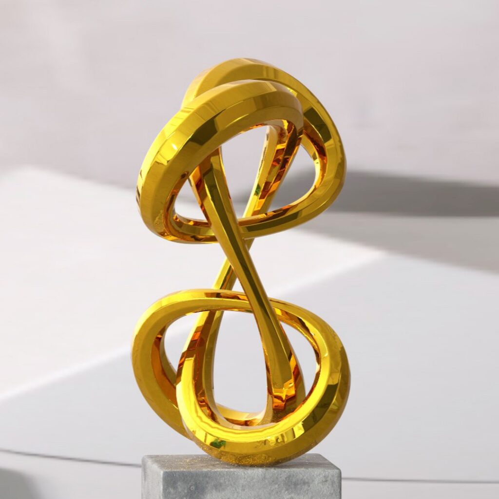 Super Huit Sculptures #sculptures #digitalart #metal