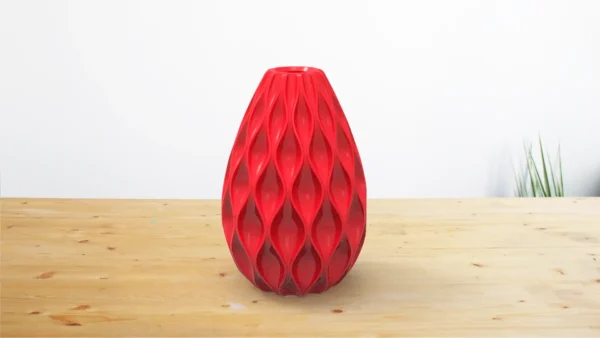 vase pot ondulé design