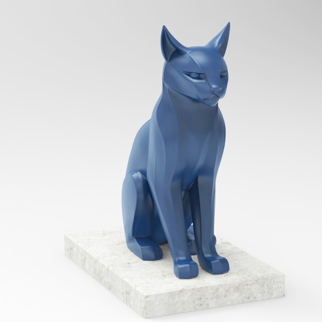 Cat Chat #chat #cat #3dsculpture #3dsculptor
