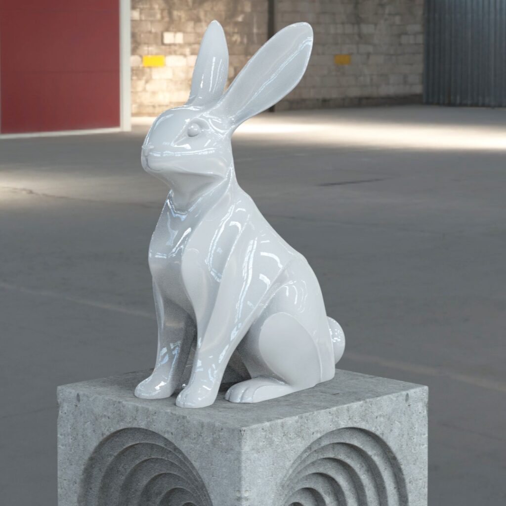 Lapin / Rabbit sculpture #rabbit #lapin #lapinart #lapindeco #lapindÃ©co #lapindecodesign