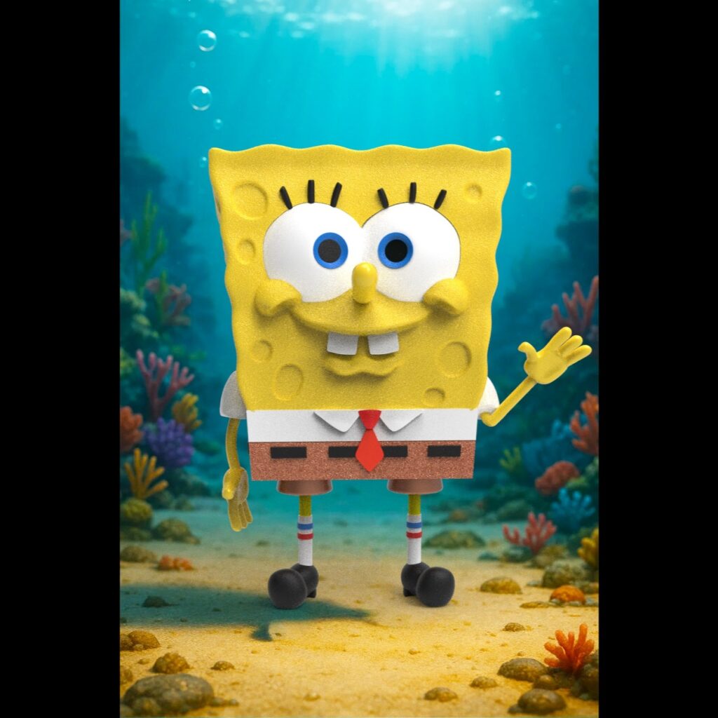 BOB l'Ã©ponge 3D #bobleponge #SpongeBob #squarepants #patrickstar #squiward