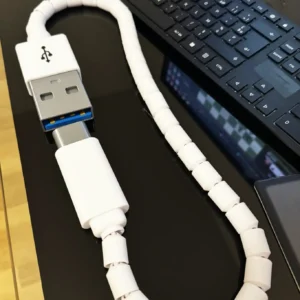 Faux câble USB C flexible
