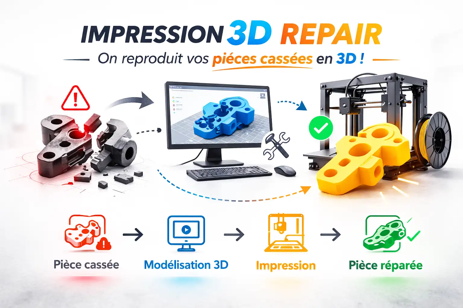 Service 3D repair