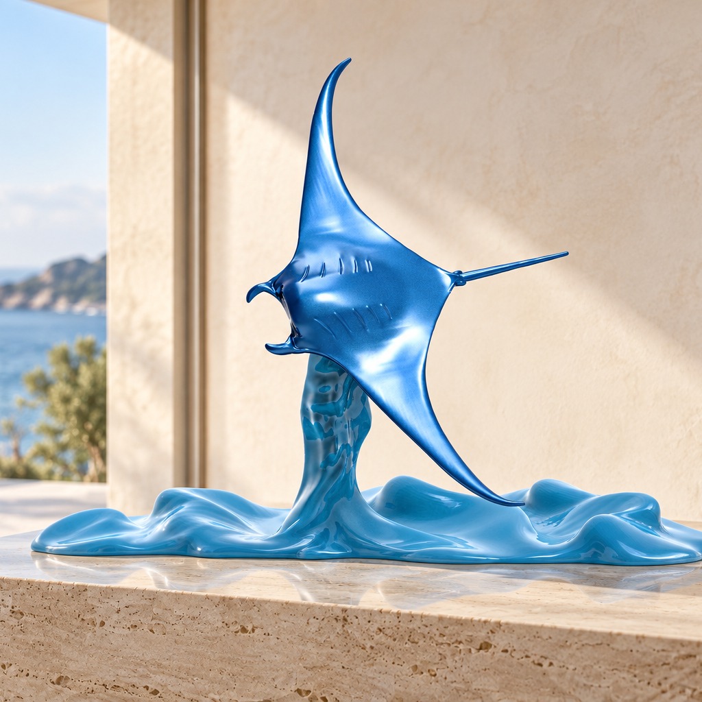 Raie manta 3D